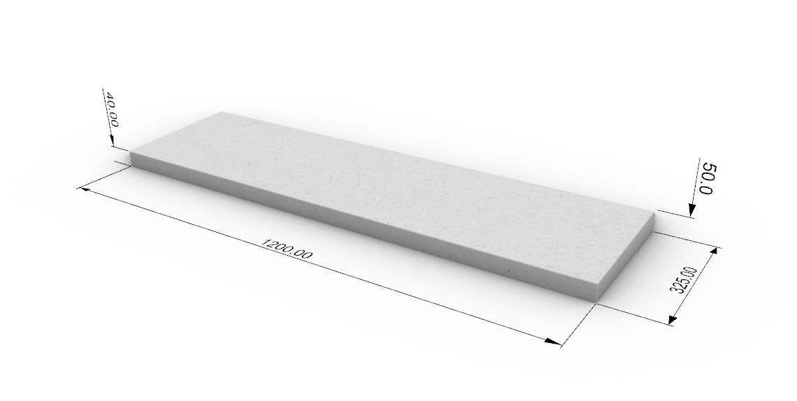 Накладная проступь 1ЛН12.3 (1200x325x40/50)