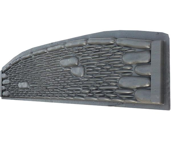 Форма для забора №47 «Галька речная» (верх)