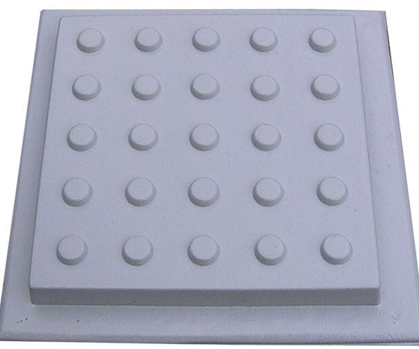 Форма для тактильной плитки с конусообразными рифами (300x300x76)